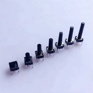 Interruttore a pulsante tattile 6x6 Round 2 Pin con intatto a 4 Pin - Product Image 4