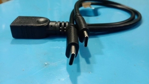 คอมพิวเตอร์2 in 1 USB C ตัวผู้ USB ตัวเมียไปยังการปรับแต่งสายแยกไมโครตัวเมีย - Product Image 5