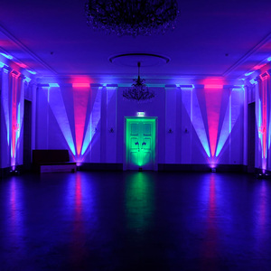 6-in-1 LED Par işık 7 modları 6x18W RGBWA + UV kablosuz Uplight spot pil ile - Product Image 2