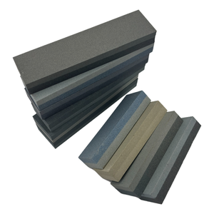 8in hai mặt màu nâu Corundum kết hợp mài đá hiệu quả dao vỗ Nâu hợp nhất alumina hình chữ nhật trung bình OEM - Product Image 3