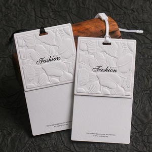 Treo thẻ với hướng dẫn chăm sóc quần áo rửa biểu tượng may Swing thẻ may mặc nhãn hiệu Nhà sản xuất Nhà cung cấp tùy chỉnh - Product Image 1