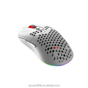 Leichte Makro programmierung 3-Modus RGB-Maus DPI 10000 Wireless BT 5.2 wiederauf ladbare Gaming-Wireless-Maus für Desktop-Laptops