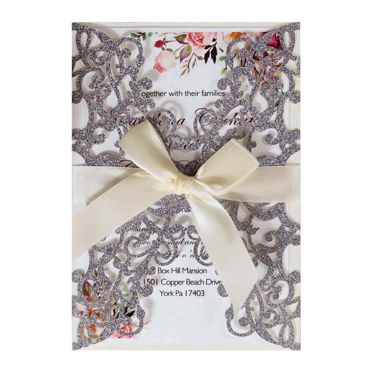 Argent Pailleté Anthracite