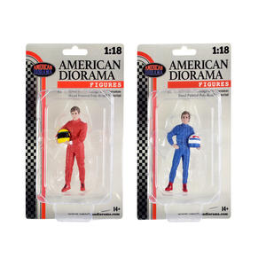 DCD 'racing legends' 80ชุด2สำหรับโมเดลขนาด1/18ของเล่นทางทหารของ diorama อเมริกันสำหรับสะสมหมายเลขโมเดล ODM - Product Image 4