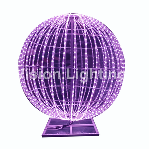Uso esterno programmabile LED 3D natale DMX programma di decorazione palla pixel RGB motivo luce - Product Image 1