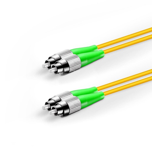 FC APC FC APC Simplex tek modlu Fiber optik yama kablosu yüksek hızlı Internet telekom veri ağları için 3.0mm PVC LSZH kablosu - Product Image 4