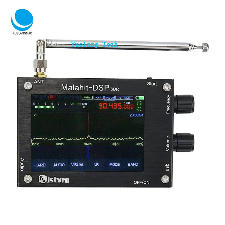 स्रोत फैक्टरी 50khz 2ghz 3.5-इंच कैपेसिटिव स्क्रीन रिसेप्टर रेडियो ट्रांसीवर malahit डीएसपी एसडीआर v4 रिसीवर