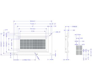 Venta al por mayor tamaño pequeño 16X4 tipo de caracteres STN azul 16 pines 8 bits paralelo 5V Módulo de pantalla LCD 1604 16x4 foto Lcd
