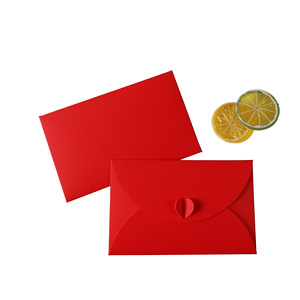 Kunden spezifischer mehrfarbiger Perlen papier umschlag mit herzförmigem bron ziertem Logo für Geschenk gebrauch - Product Image 4