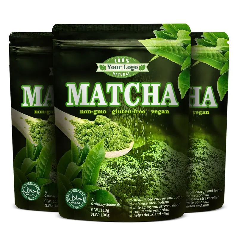 Grosir bubuk matcha teh hijau matcha teh organik Beli label pribadi upacara kelas matcha