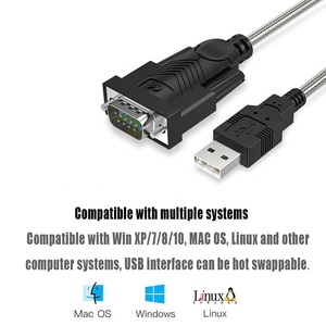 USB เป็น232สายเคเบิล DB9พิน USB 2.0 DB9 RS232ชิปเซ็ต PL2503สายอะแดปเตอร์ - Product Image 2