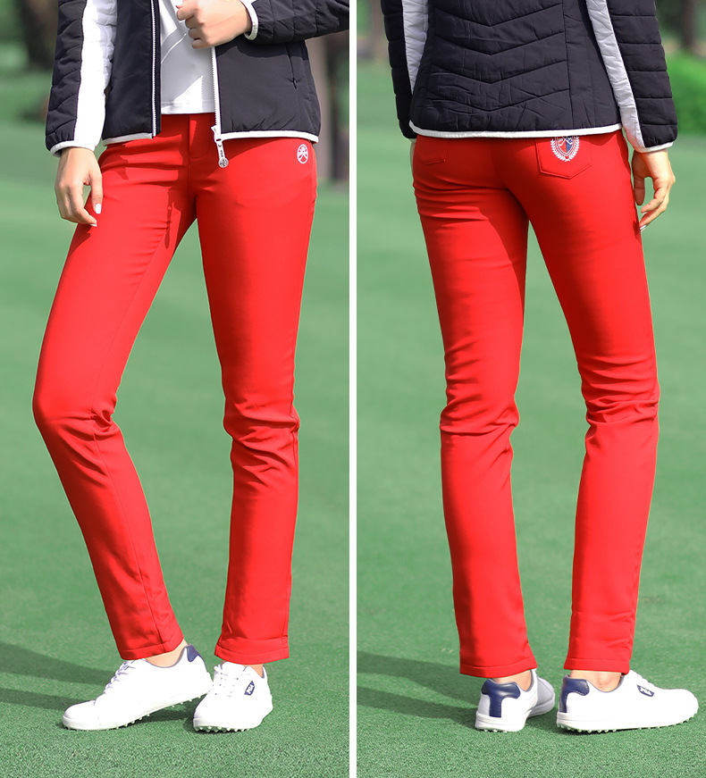 PGM KUZ045 women's golf long pants winter warm golf ladies pants企业官网