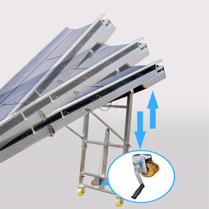 Transportador exprés pequeño para ladrillos de fertilizante de grano Carga y descarga conveniente Elevación y movimiento - Product Image 6