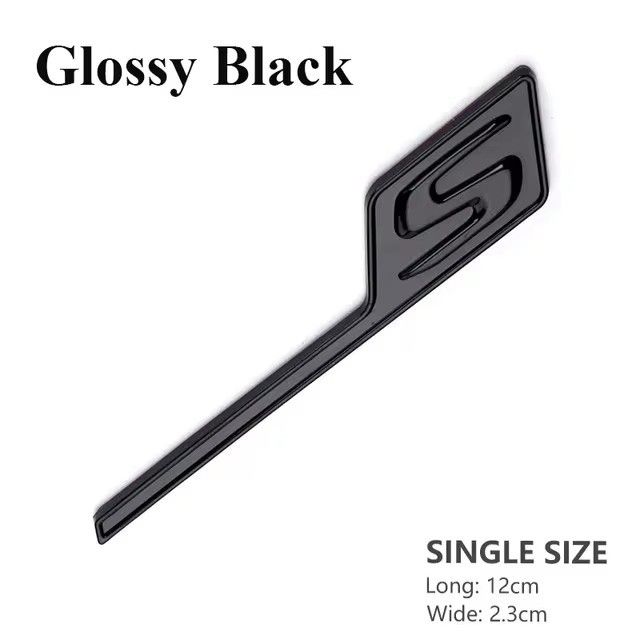 glossy black
