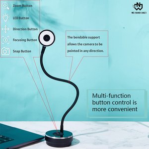 Free USB Drive 12MP HD 4K PC Desktop Camera with LED <strong>Lighting</strong> Video Conferencing &amp; Face Recognition Multi-<strong>Function</strong> CMOS <strong>Sensor</strong> - Product Image 2