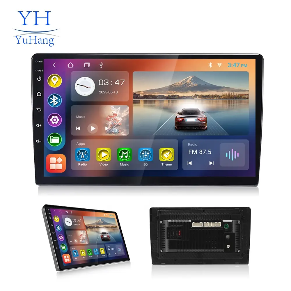 YuHang Android Car DVD Player 9 pulgadas TS7 Android Fabricante Oem Universal 2 + 32Gb Carplay Car Android Screen