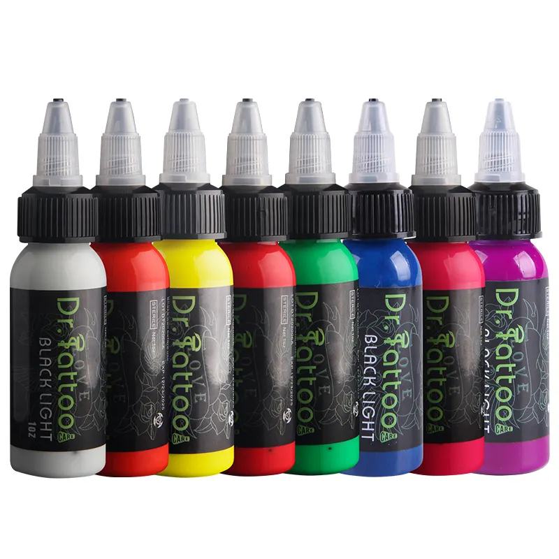 Pigmento de tatuaje Dr.Tattoo, pigmento UV Original, tinta fluorescente