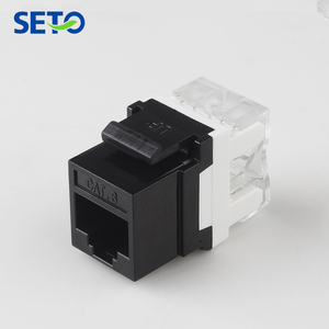 Giắc Cắm <span class=keywords><strong>Keystone</strong></span> Utp <span class=keywords><strong>Amp</strong></span> Cat6 180 Độ Gắn Bảng RJ45 Chất Lượng Cao - Product Image 2