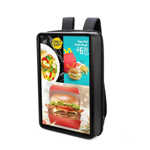 LCD dijital tabela sırt çantası Billboard reklam makinesi insan yürüyüş LCD sırt çantası - Product Image 2