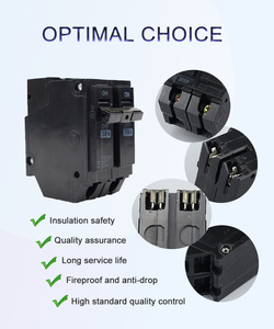 High Quality 30A 3 Phase Mini <strong>Circuit</strong> <strong>Breaker</strong> 2P Black MCB with 3P Protection RCCB &amp; RCBO Type for LI