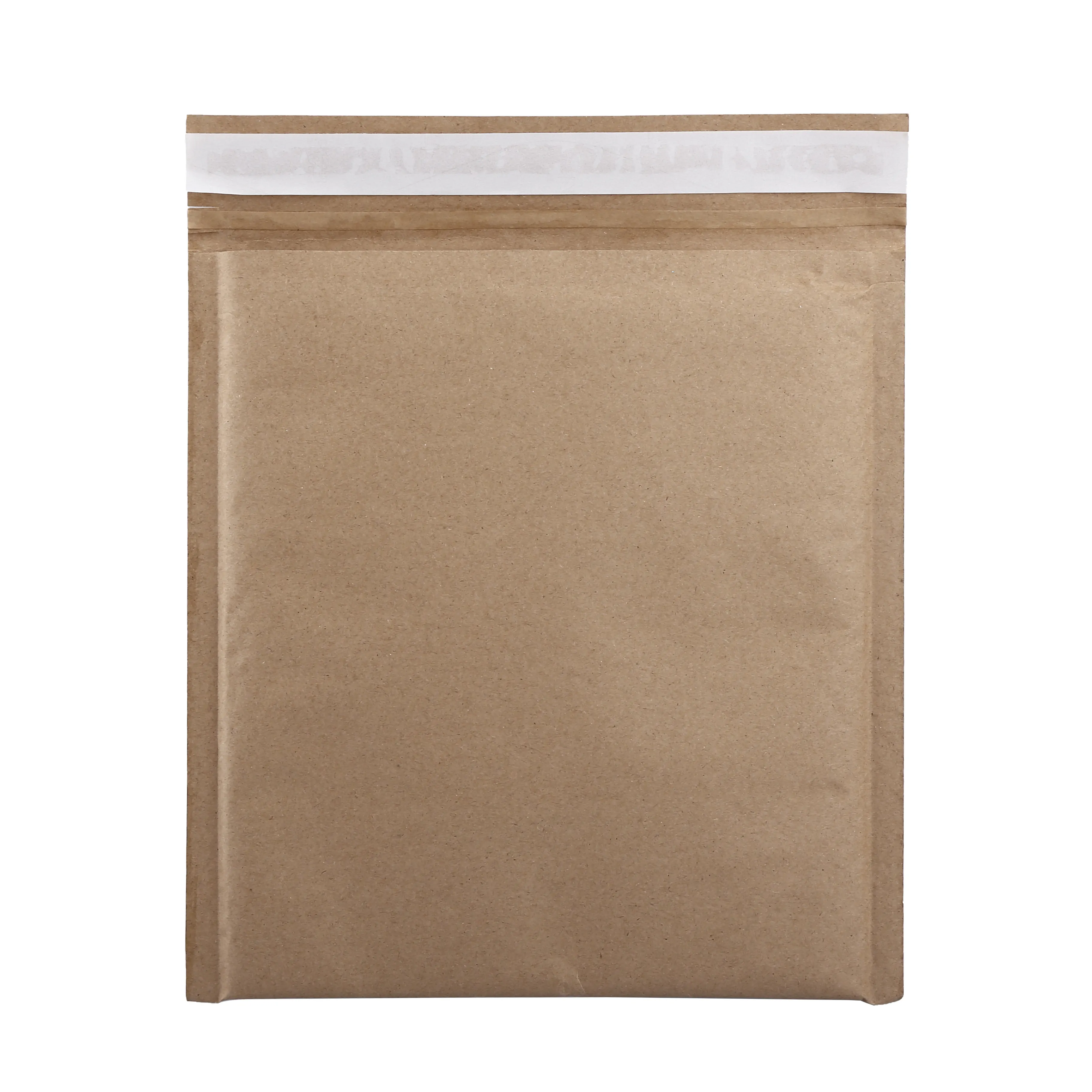 Compostable 100% 크래프트 메쉬 종이 패딩 가방 배송 봉투 100% Curbside 재활용 종이 패딩 우편물 가방