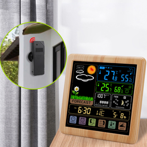 Outdoor Indoor <strong>Temperature</strong> Humidity Meter With <strong>External</strong> <strong>Sensor</strong> Home Forecast Rohs Wireless Hygrometer - Weather Station Clock - Product Image 5