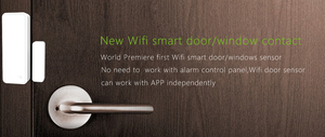 Tuya-Sensor de puerta WIFI controlado por aplicación Android e IOS, sistema de alarma de seguridad para el hogar - Product Image 6