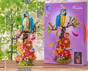 Tương thích cho <span class=keywords><strong>LEGO</strong></span> chim xây dựng khối hợp thời trang mô phỏng Vẹt hoa lắp ráp mô hình nhà sáng tạo đồ trang trí cho tốt nghiệp - Product Image 4