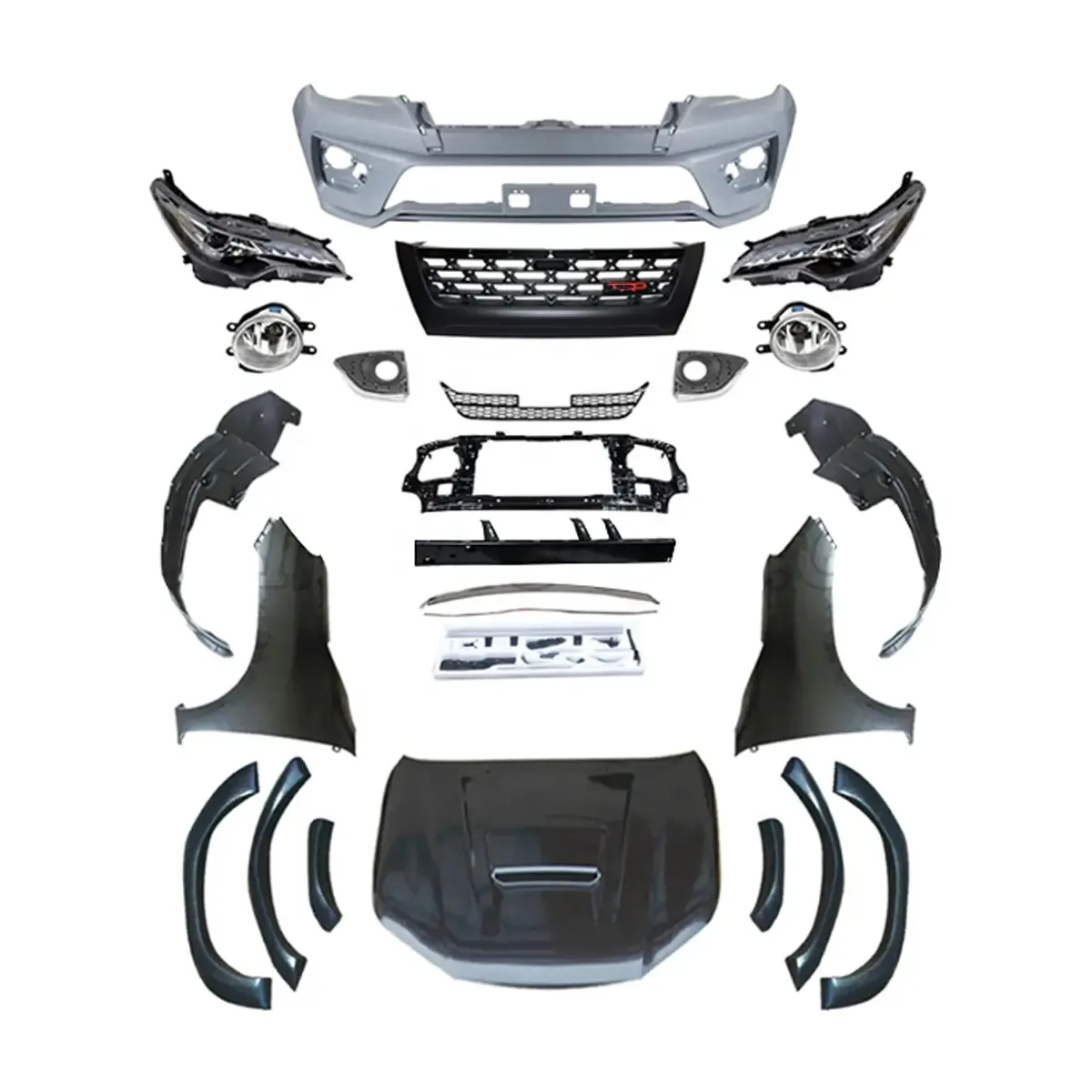 HW Car Body Kit Updated To 2016-2020 For Toyota Fortuner 2012-2015