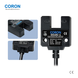 CORON GGU Sensor Óptico de Micro Ranura NPN PNP Sensor Fotoeléctrico de Distancia LED Infrarrojo Detección Fiable Marcas Códigos de Color - Product Image 5