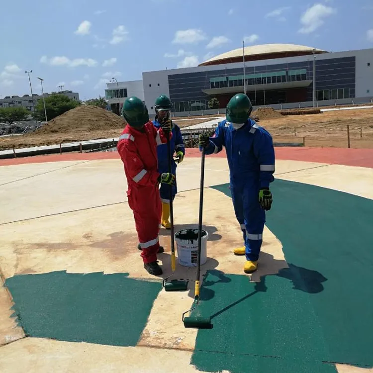 PINTURA CALLE ISONEM PARA ZONAS DEPORTIVAS SUELOS, TENIS, PISTAS DE BALONCESTO, CARRETERAS DE HORMIGÓN Y ASFALTO, FABRICANTE DE TURQUÍA