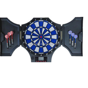 2024 Innovative Unterhaltung Elektronische Darts cheibe mit Kunststoff tür für 1-8 Spieler