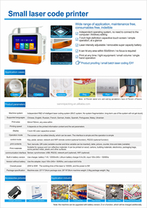 Automatische hand laser tintenstrahldruckmaschine codiermaschine für foto logo barcode - Product Image 4