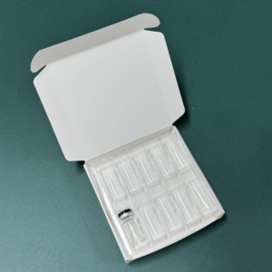 Cheap Price <strong>White</strong> <strong>Box</strong> Without Printing 10pcs X 2ml/3ml Vial Packaging <strong>Box</strong> with Plastic Tray - Product Image 5