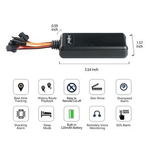 Free App Web High Quality with SOS MIC Relay Sino <strong>Track</strong> 906L Vehicle <strong>GPS</strong> Tracker 4G <strong>GPS</strong> Para Auto - Product Image 6