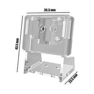 Mini Webcam Durable Transparent Bracket Easy <strong>Install</strong> Anti Scratch Home Non Slip Computer <strong>Camera</strong> Holder For <strong>Raspberry</strong> <strong>Pi</strong> Zero - Product Image 2