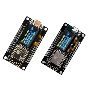 Nodemcu ESP8266 Entwicklungs platine mit 0,96 Zoll OLED-Display ch340g ESP-12F WiFi Typ-C USB-Modul - Product Image 1