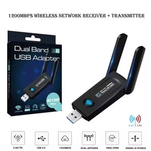 USB 3.0 1200Mbps Wifi 7适配器电视黑客Uw07甜瓜Wifi Usb适配器Realtek Rtl8188eus Wifi Ax1800 Usb BT适配器 - Product Image 5