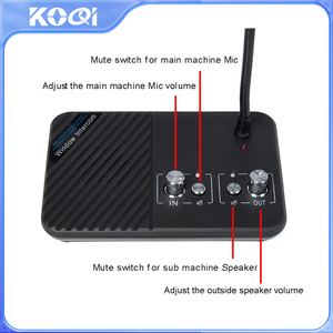 <strong>Counter</strong> <strong>Intercom</strong> <strong>System</strong> Handheld Window <strong>Intercom</strong> Two-<strong>Way</strong> E350 - Product Image 4