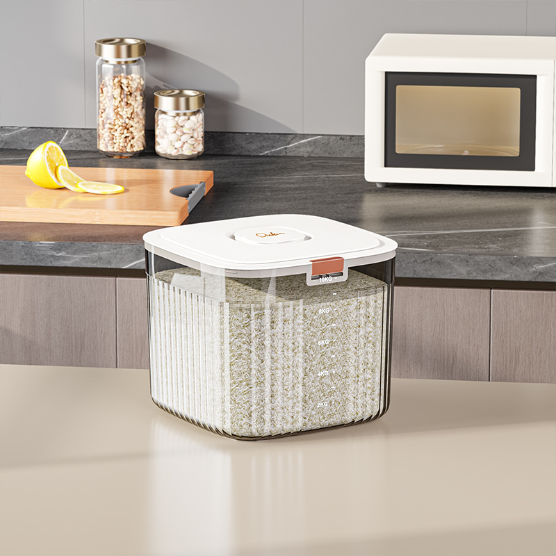 20-jin sealed rice bucket is leaking dust