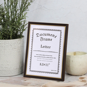 Nhãn hiệu riêng 8.5x11 ''A4 tài liệu hình ảnh khung ảnh giấy chứng nhận khung nhựa khung ảnh cho trang trí nội thất - Product Image 3