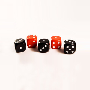 Thương hiệu mới cao cấp số 12 xúc xắc tròn Mạt chược phụ kiện trò chơi bàn màu đỏ đen cung cấp xuyên biên giới - Product Image 3