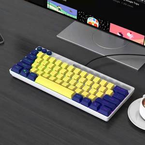 All'ingrosso OEM USB Gaming tastiera 64 tasti Compact Mini cablato RGB LED retroilluminato tastiera di gioco per Gamer Desktop PC Computer - Product Image 6