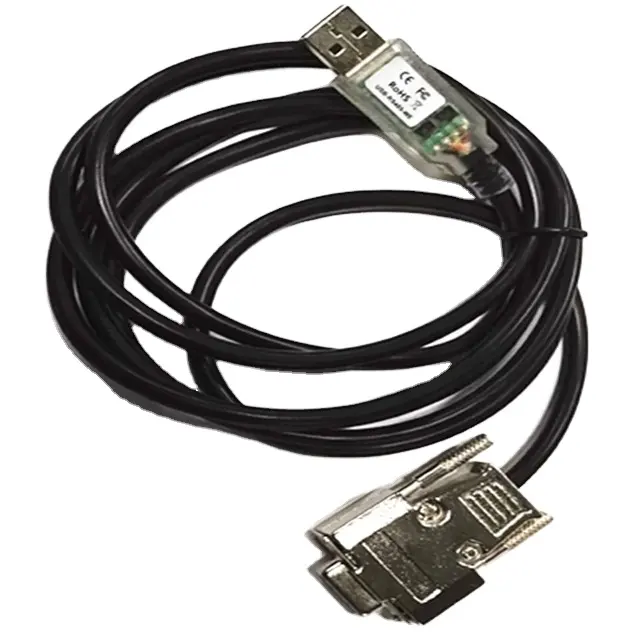 Câble adaptateur série USB vers rs232/RS422, 10 pièces, puce FTDI, avec RX/TX LEDs, connecteur DB9 à 9 broches avec Extension de Terminal, Windows 10