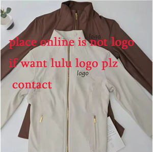 ชุดกีฬา2ชิ้นสำหรับผู้หญิงชุดเสื้อแจ็คเก็ตและเลกกิ้งสำหรับเล่นโยคะระบายอากาศได้ดีสีพื้น - Product Image 3