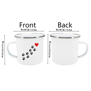 Tôi yêu con chó của tôi in men ly cà phê sáng tạo trà cốc uống tráng miệng ăn sáng cốc sữa cắt cốc xử lý đồ uống quà tặng tốt nhất - Product Image 2