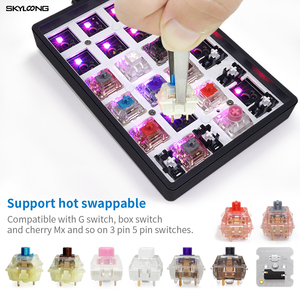 Skyloong-miniteclado numpad SK21S, interruptor gateron RGB, teclado inalámbrico - Product Image 3