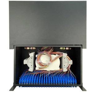 1U 2U Caixa De Distribuição De Fibra Óptica de 19 polegadas com 12/24/48/96 Núcleo SC/FC/LC/ST Pull-out Terminal Caixa de <span class=keywords><strong>Patch</strong></span> <span class=keywords><strong>Panel</strong></span> Rack Mount ODF