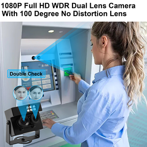 1080P WDR No distorsion M12 USB Web Camera a infrarossi IR Led AR0230 macchina fotografica di visione notturna modulo Mini doppia lente IR/RGB di sicurezza USB - Product Image 2