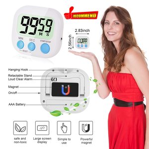 Großhandel kleine digitale Küche Timer magnetische Rück-und Ein-/Ausschalter Minute Sekunde Countdown Countdown (mehrfarbig) Mini-LED - Product Image 4